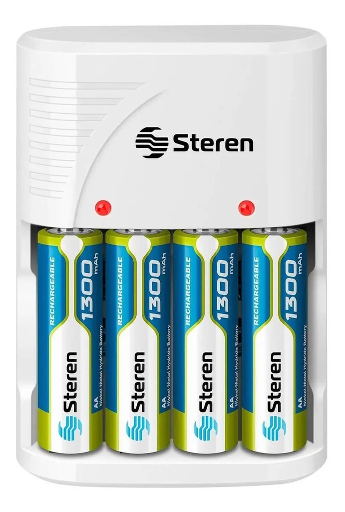 [BE-192952] Cargador Baterías Aa/aaa 9V Steren CRG-020 Steren/Behza
