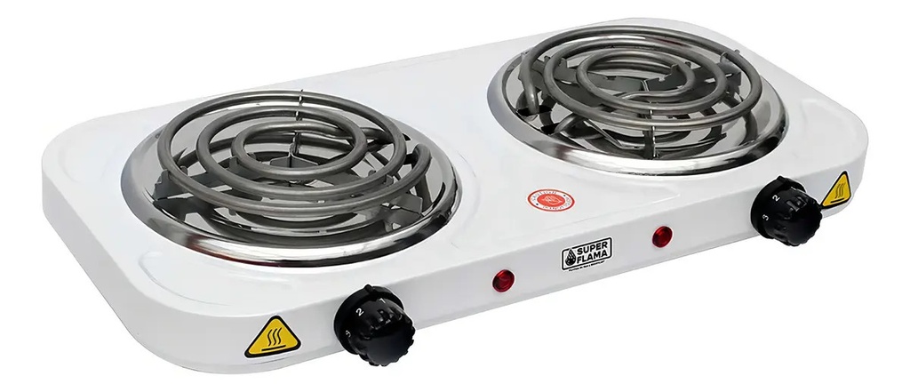 [BE-26254] Parrilla Supra Elec 2 Resistencia Bca 2RTB para Cocina