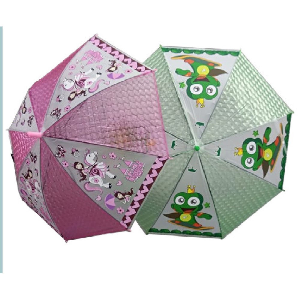 [EB-UB8215] Sombrilla Infantil 8 Varillas 50 cm Diseños Surtidos Caja 100 pzas