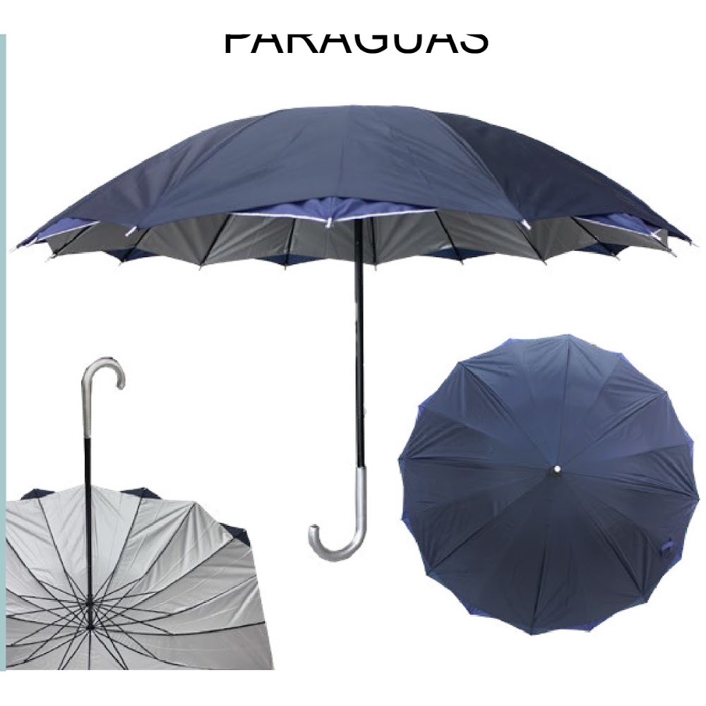 [EB-UB8817] Paraguas Automático Plegable 60 cm Doble Tela Caja 60 pzas