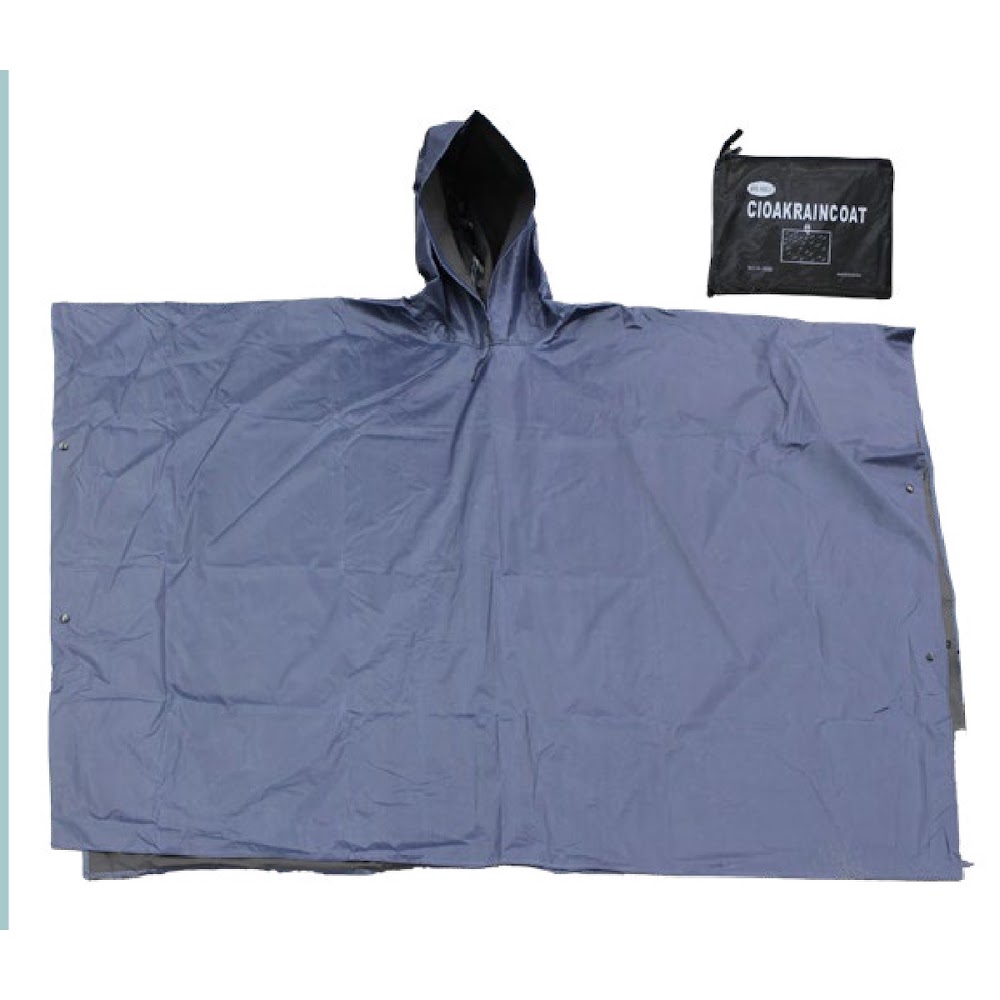 Capa Poncho Adulto Dos Colores Unitalla con Funda Caja 50 pzas