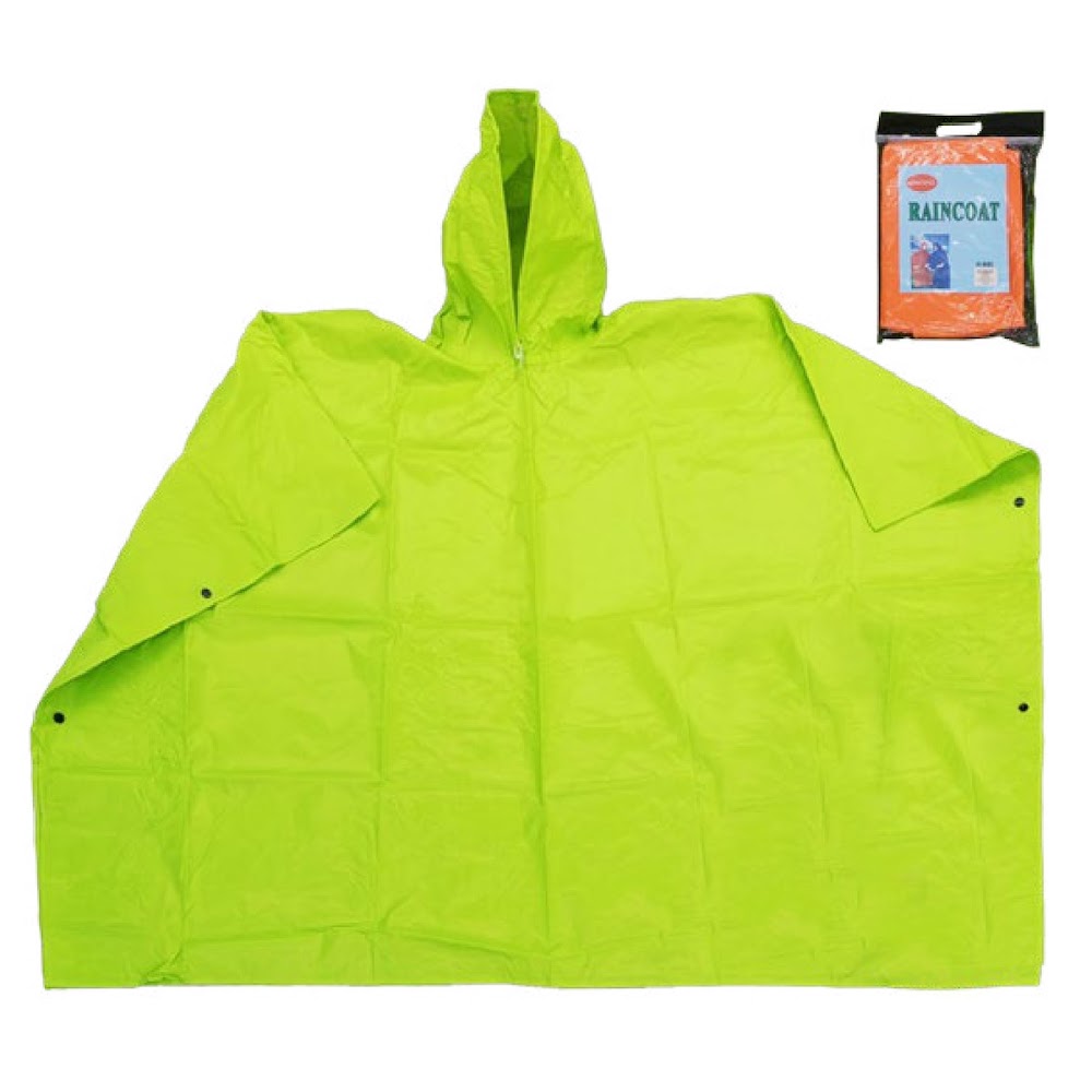 [EB-UB8756] Capa Poncho Fluorescente Dos Colores sin Forro Unitalla Caja 50 pzas