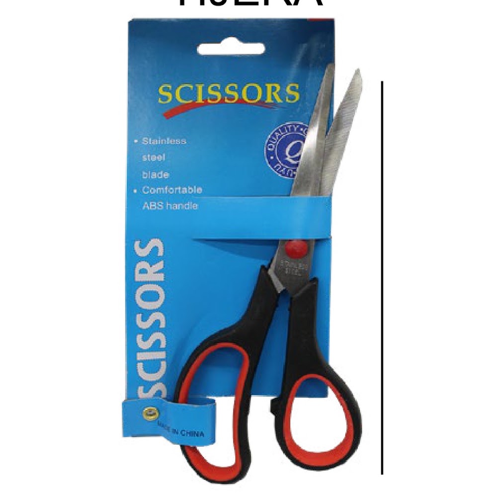 [EB-ST44554] Tijeras de Oficina 19 cm Acero Inoxidable Mango ABS Caja 360 pzas