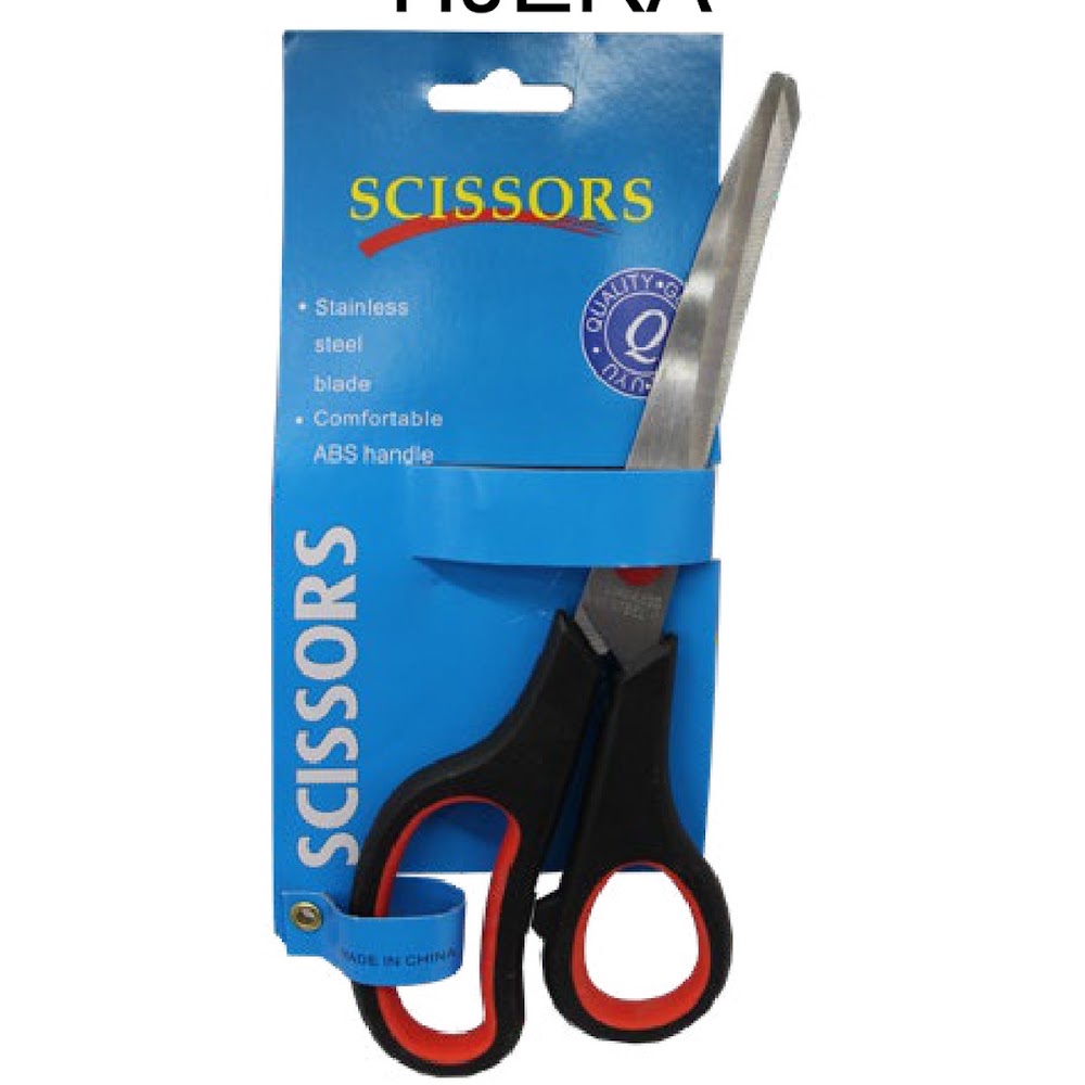 [EB-ST44555] Tijeras de Oficina 21.6 cm Acero Inoxidable Mango ABS Caja 360 pzas