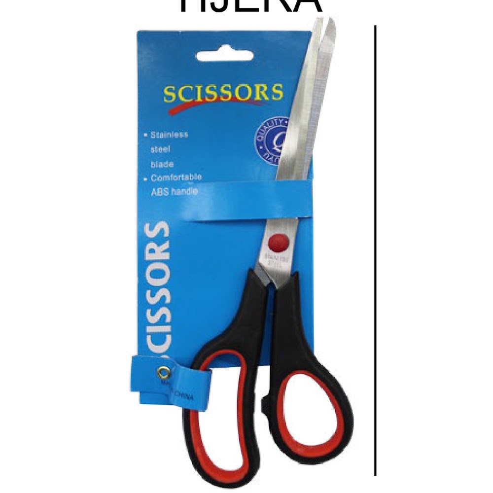 [EB-ST44556] Tijeras de Oficina 24.1 cm Acero Inoxidable Mango ABS Caja 360 pzas