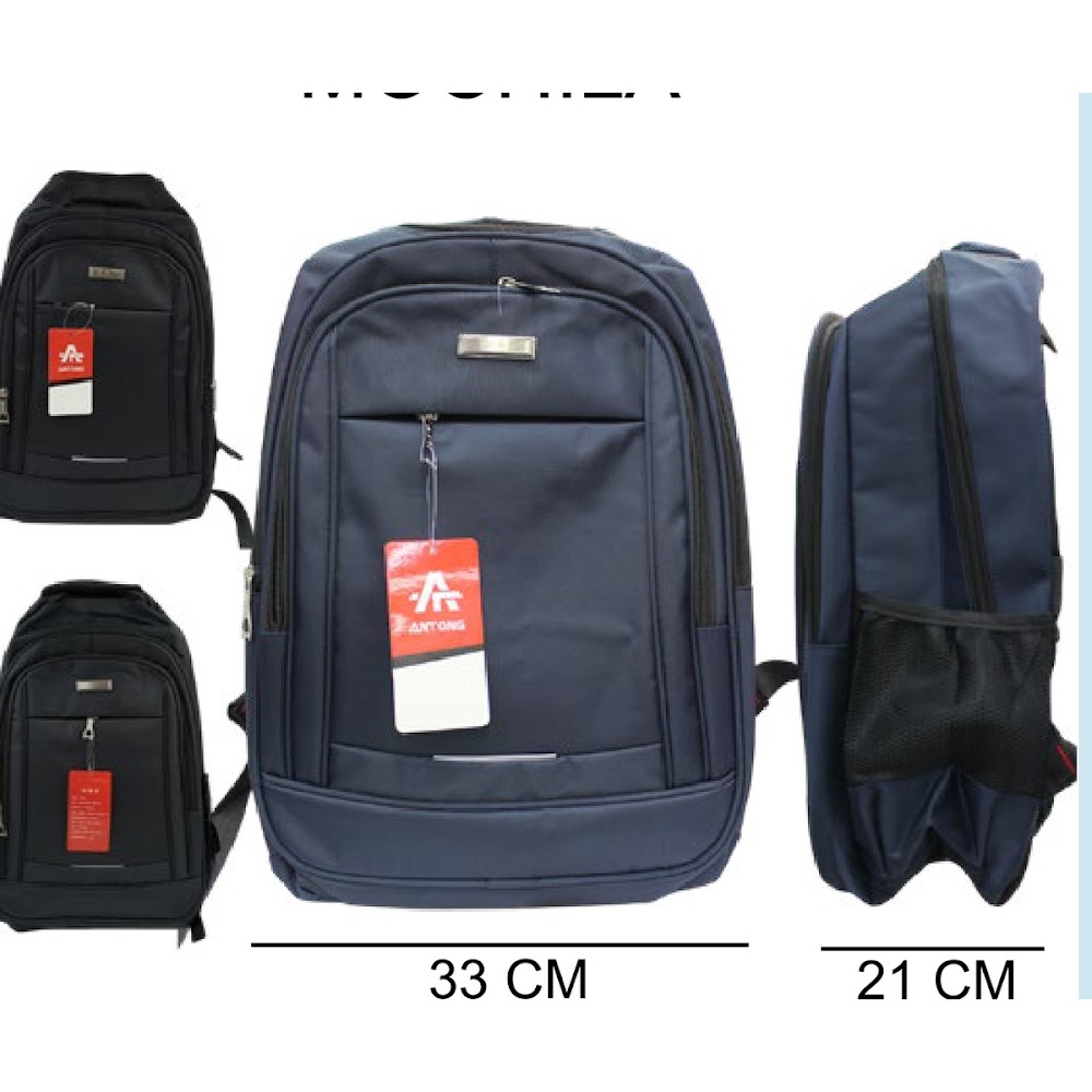 [EB-BG55827] Mochila Ejecutiva Impermeable 33x48.5x21 cm con Malla Caja 48 pzas