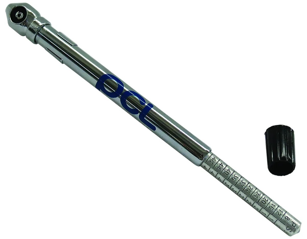 [OB-163523] Medidor de Aire 50 Psi Barra Metal de Taller Pcl