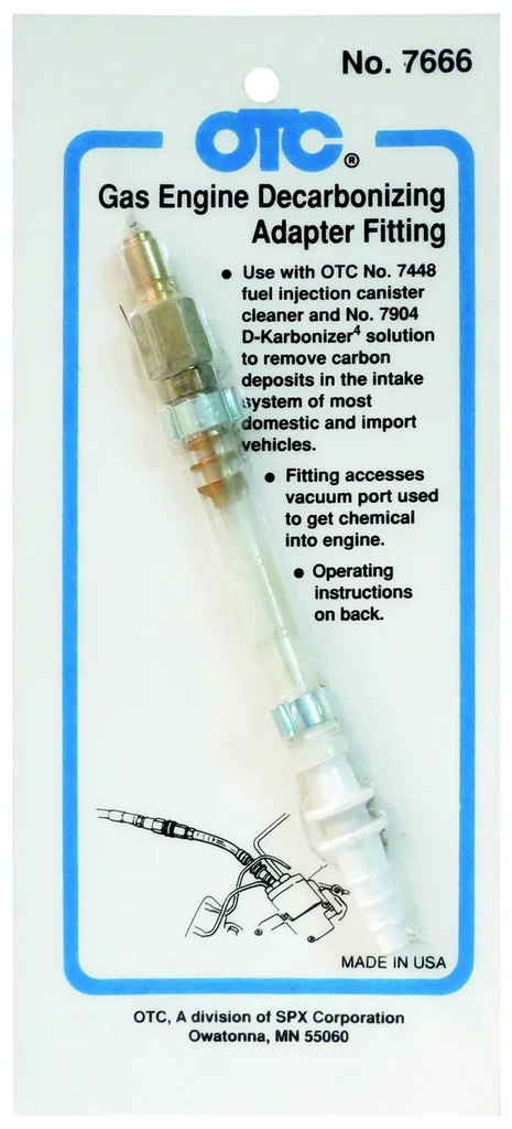 [OB-210408] Boya Adaptador para Descarbonizar para Taller Automotriz Otc