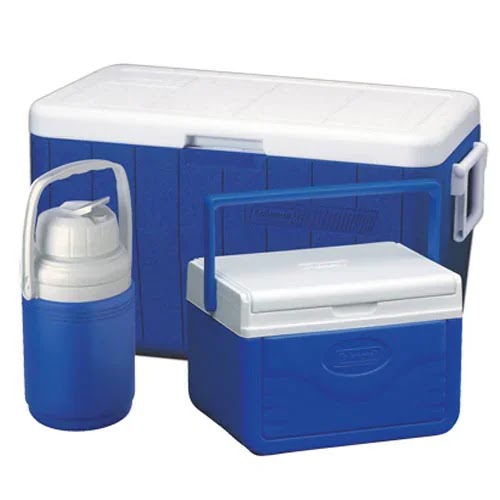 [OB-153816] Hielera 48, 5 y 1/3 Cuartos Combo 3 P para Aire Libre Coleman