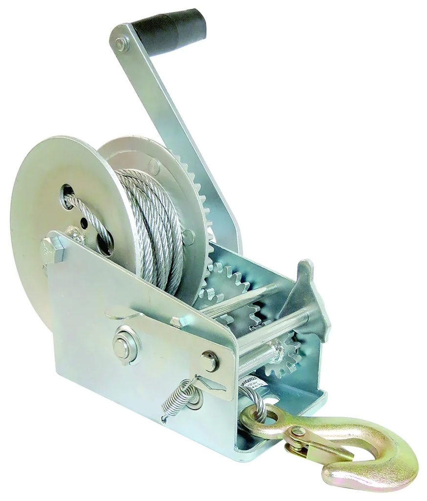 Malacate Winch Galvanizado 1200 lb con Cable 10 m Titan