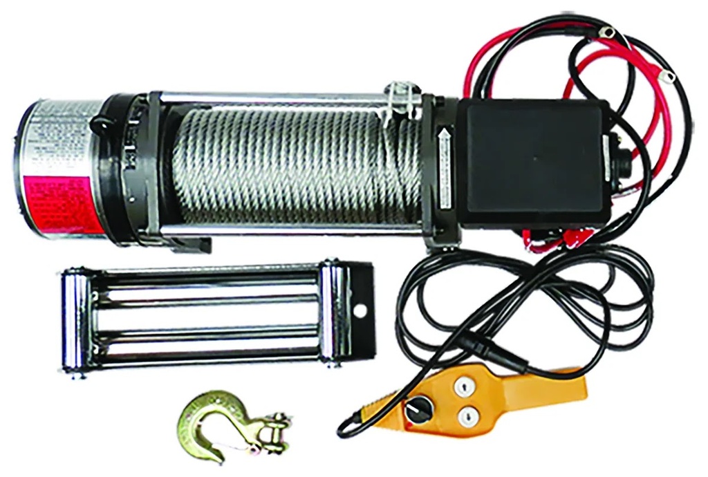 Malacate Winch con Cable 32 m Titan