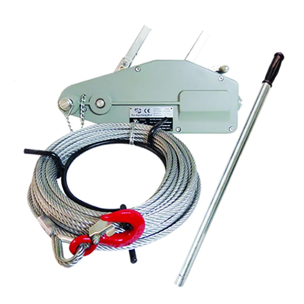 Tirfor Malacate de Palanca 1.2 toneladas Cable 8 mm 20 m Titan