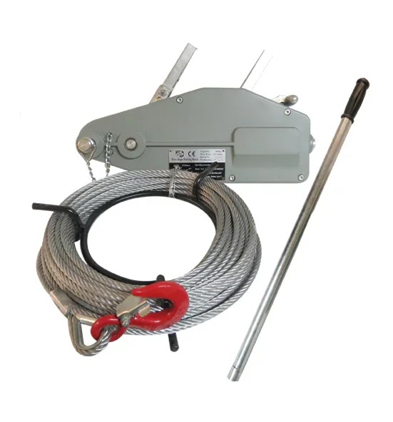 Tirfor Malacate de Palanca 2.4 toneladas Cable 11 mm 20 m Titan