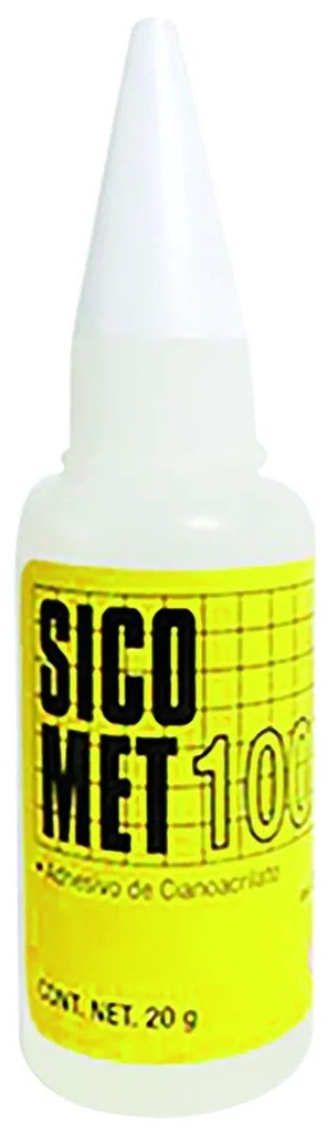 Adhesivo Cianoacrilato, Sicomet 100 Botella 20 g Loctite
