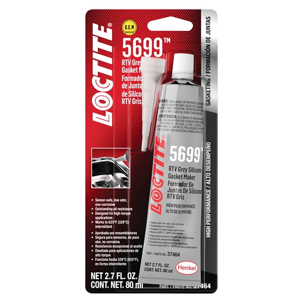 Silicon Alto Desempeño 5699 Si Gris 80 ml de Uso Rudo Loctite