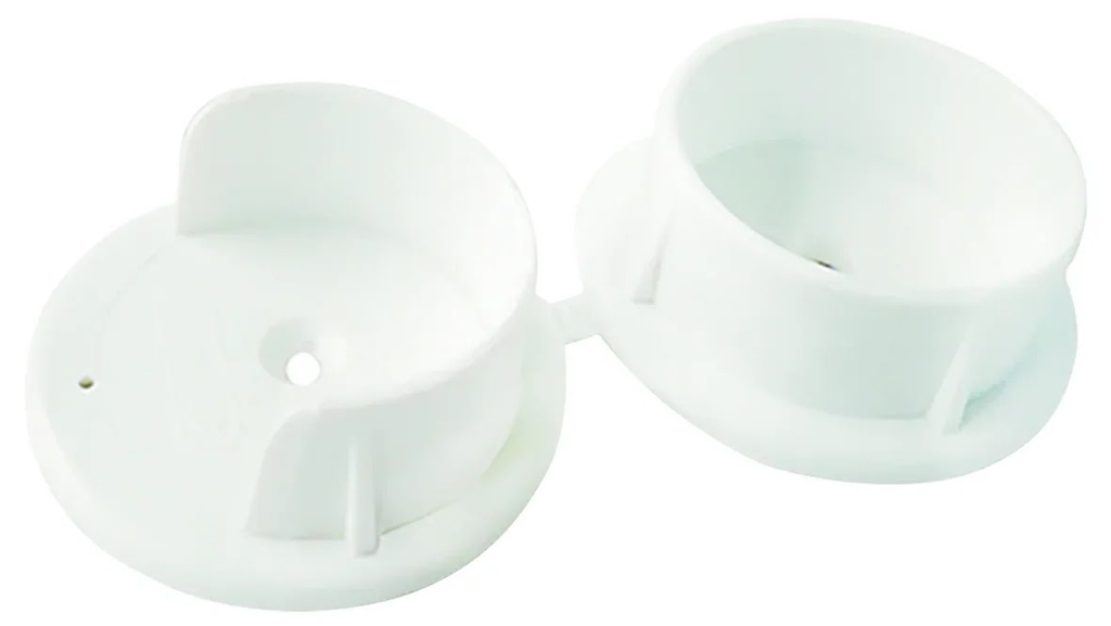 Soporte para Barra Clóset Plástico Blanca 2 Stanley