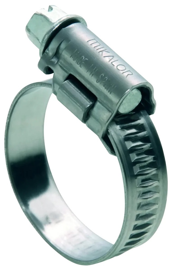 Abrazadera Inoxid No Perforada 8-16 mm para Manguera Mikalor
