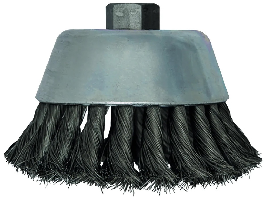 Carda Copa Trenzado 4 3/4 y 5/8"(,35 mm) para Esmeril Perfect