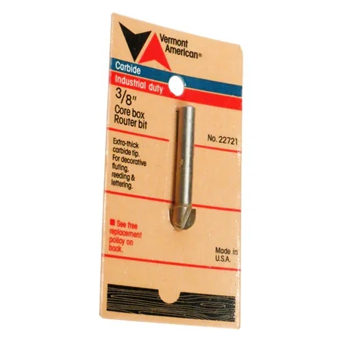 Router Broca HSS Media Caña 3/8" para Carpintería Vermont