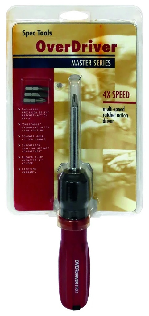 Desarmador Mixto con Mat Vel Mul 4 pzas Punta Imantada Spec Tools