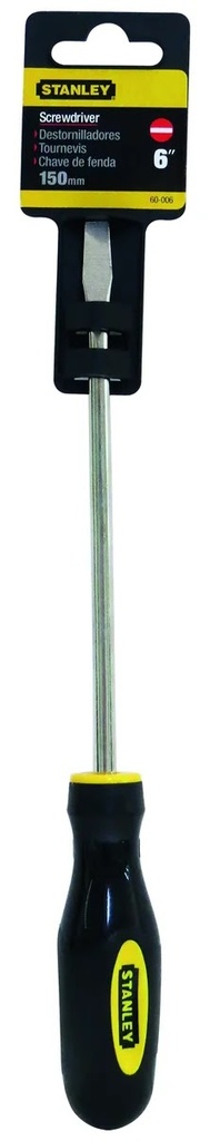 Desarmador Plano 1/4 y 6" Basic Punta Imantada Stanley