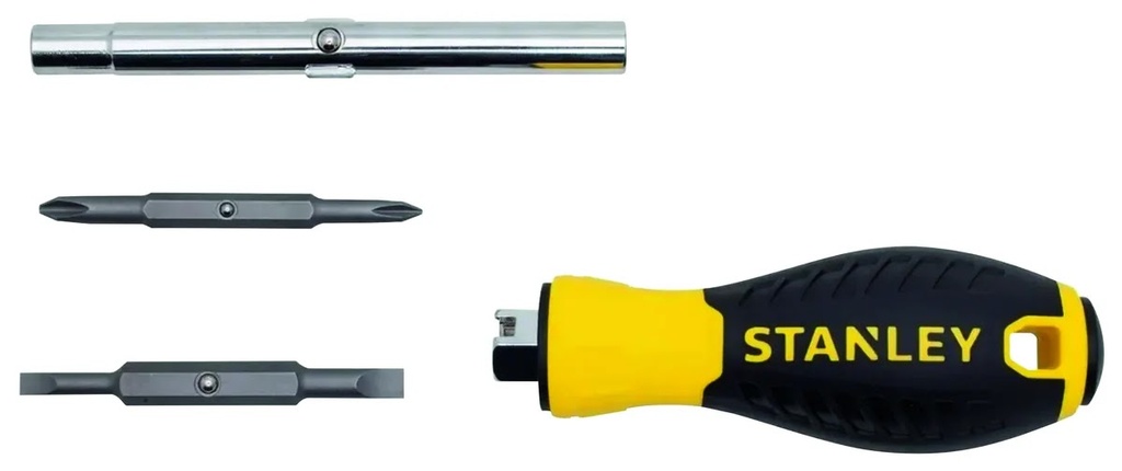 [OB-136269] Desarmador Surtido Maneral con 6 Puntas en 1 Punta Imantada Stanley