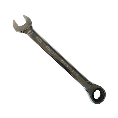 Llave Combinada con Matraca 1 1/16" Cromo Vanadio Stanley
