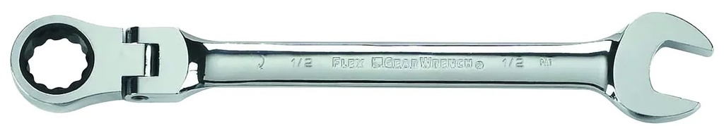 Llave Combinada con Matraca Flex 1/2" Cromo Vanadio Gw