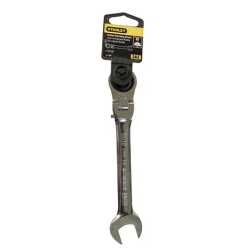 Llave Combinada con Matraca Flex/seg 11/16" Cromo Vanadio Stanley