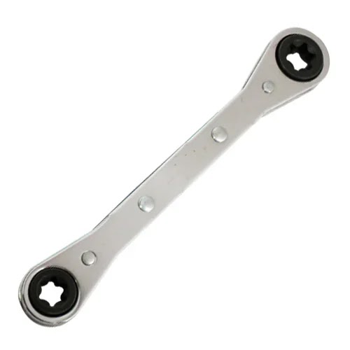 Llave TORX Hembra con Matraca E10 y E12 Cromo Vanadio Kastar