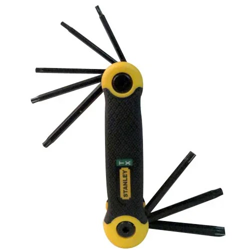 Llave TORX Juego 8 P T9-T40 Navaja Cromo Vanadio Stanley