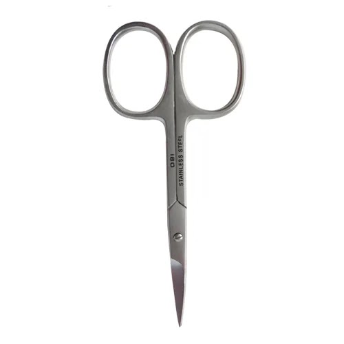 Tijera Cutícula 3 1/2" Curva de Corte