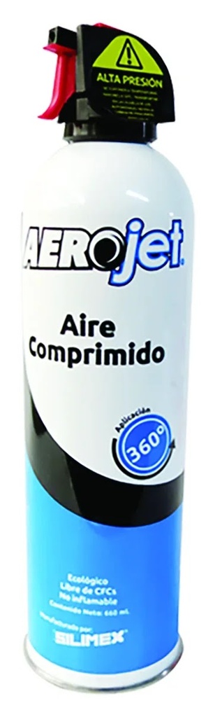 [OB-102105] Aire Comprimido Ecoair 660 ml (no Flamable) para Instalación Silime