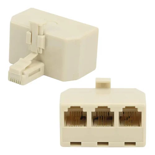 [OB-191811] Tel Adaptador "y" 3 Hembra 1 Macho 4 C para Instalación Steren