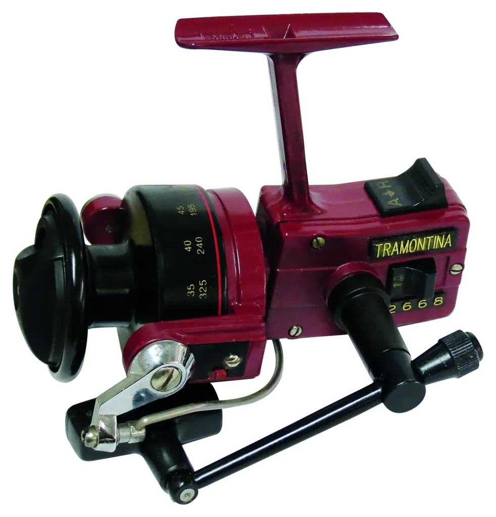 Anzuelo Carrete Profesional Radio 4 4:1 para Pesca Tramontina