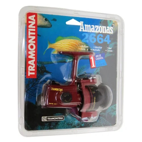 Anzuelo Carrete Profesional Radio 5 6:1 para Pesca Tramontina