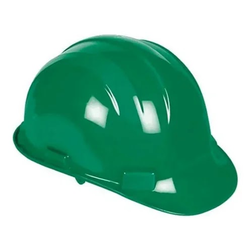Casco Termoplástico Verde de Seguridad Infra
