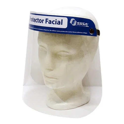 Protector Facial 23 y 33 cm Económico de Seguridad Infra