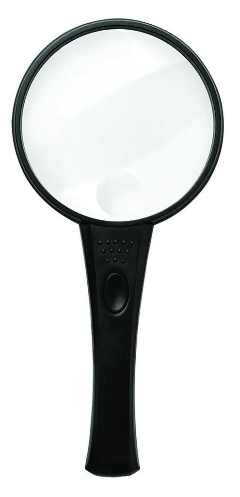 Lupa Negra 90 mm 2-4x LED de Aumento