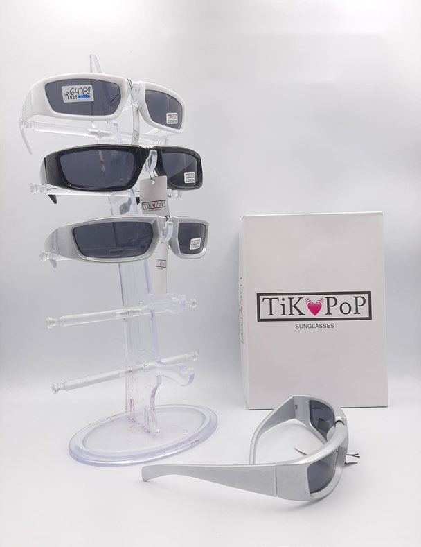 [EB-SP64782] Lentes de Sol de Moda Tik Pop Deportivo envolvente Plástico Caja 12 Pz SP64782