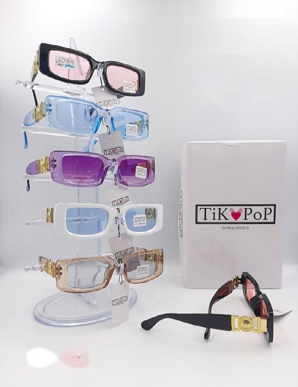 [EB-SP60984] Lentes de Sol de Moda Tik Pop Rectangular delgado Acetato Caja 12 Pz SP60984