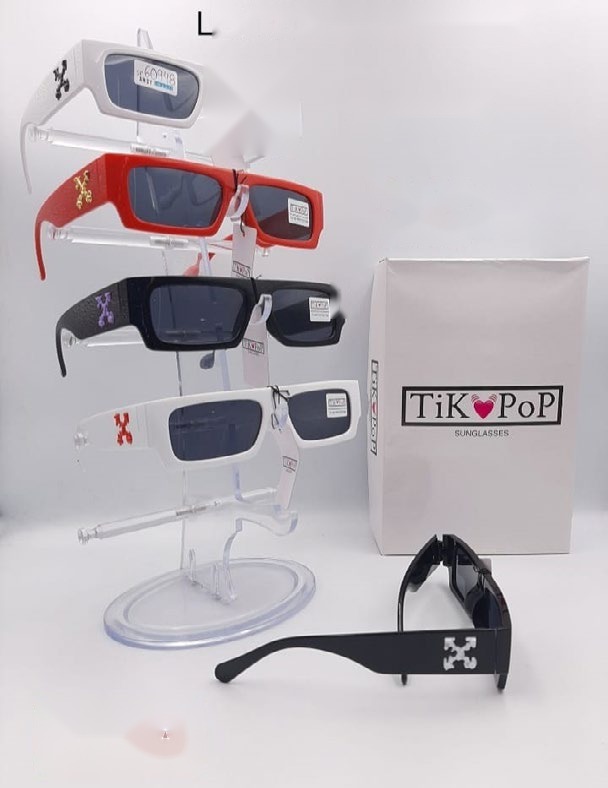 [EB-SP60948] Lentes de Sol de Moda Tik Pop Rectangular delgado Acetato Caja 12 Pz SP60948