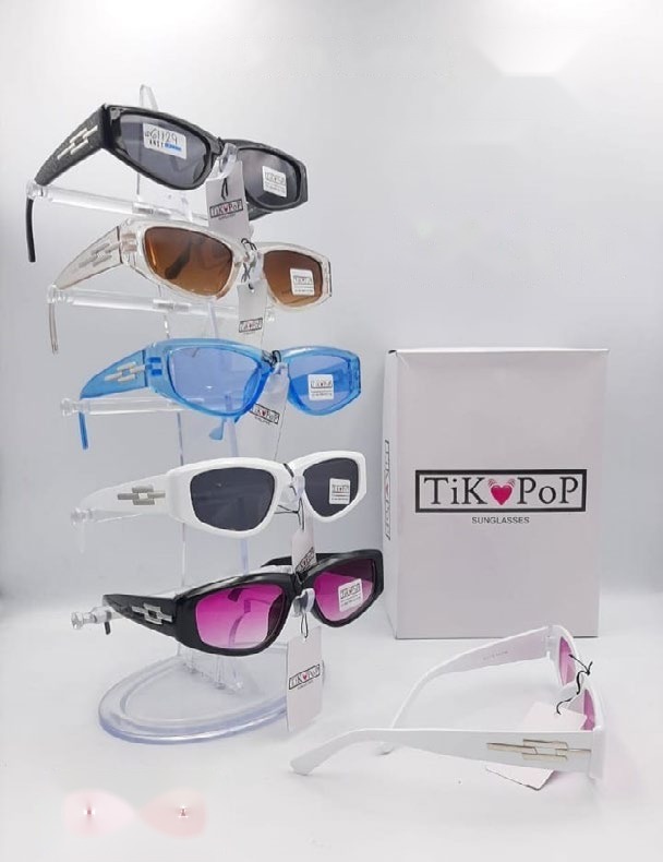 [EB-SP61129] Lentes de Sol de Moda Tik Pop Envolvente Acetato Caja 12 Pz SP61129