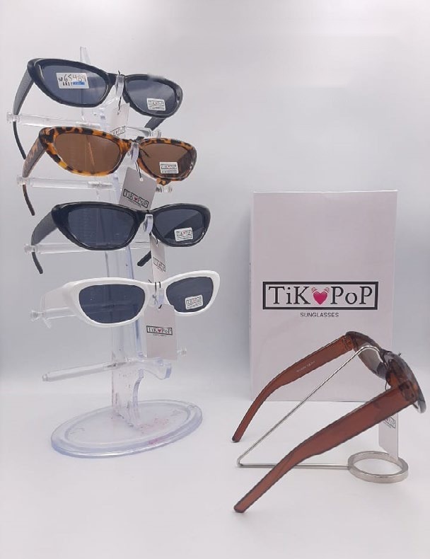 [EB-SP65489] Lentes de Sol de Moda Tik Pop Cat eye Acetato Caja 12 Pz SP65489