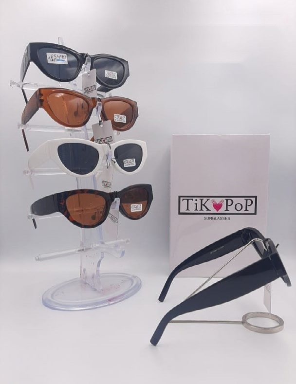 [EB-SP65490] Lentes de Sol de Moda Tik Pop Cat eye grueso Acetato Caja 12 Pz SP65490