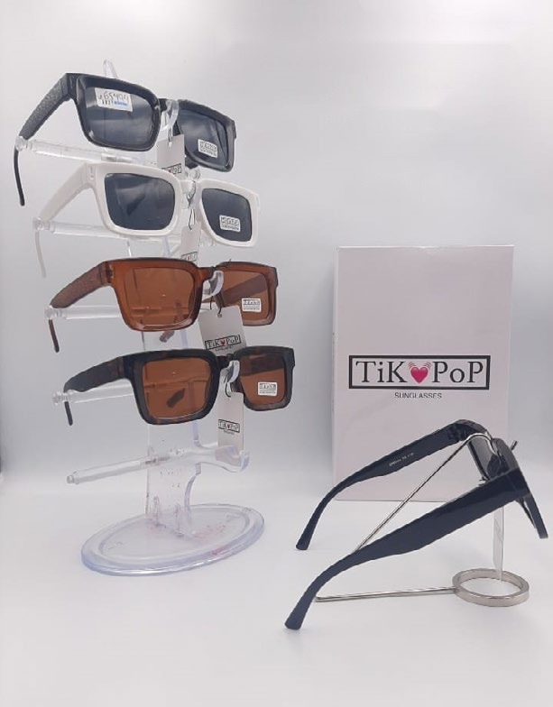 [EB-SP65494] Lentes de Sol de Moda Tik Pop Cuadrado Acetato Caja 12 Pz SP65494