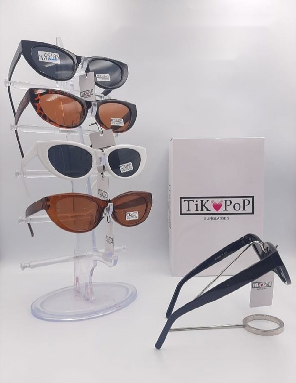 [EB-SP65495] Lentes de Sol de Moda Tik Pop Cat eye Acetato Caja 12 Pz SP65495