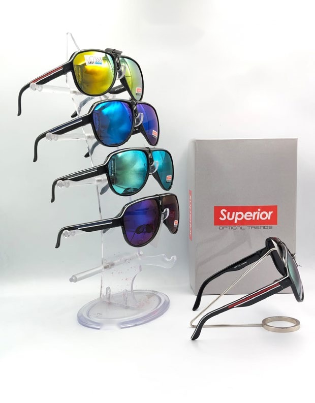 Lentes de Sol Superior Aviador deportivo Caja 12 Pz SP67333