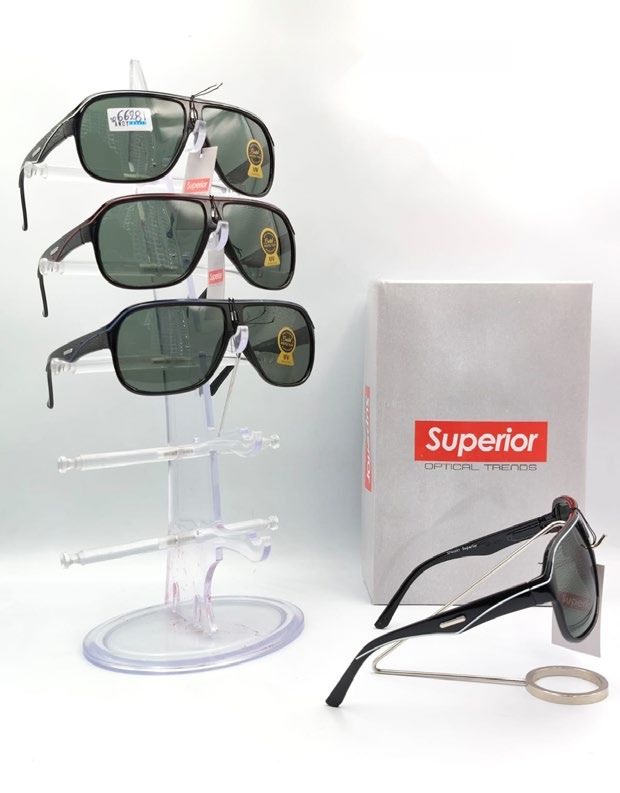 [EB-SP66281] Lentes de Sol Superior Aviador cuadrado Mica de Vidrio Caja 12 Pz SP66281