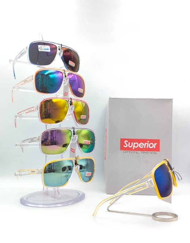 [EB-SP67316] Lentes de Sol Superior Cuadrado Caja 12 Pz SP67316